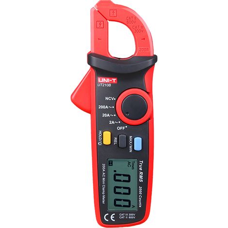 UNI-T UT210 SERIES MINI PINCE COMPTEUR, ROUGE/GRIS, 1 7720191