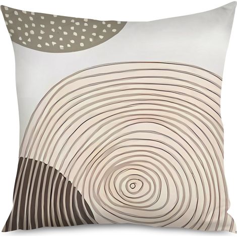 Housse de Coussin Décoratif Géométrique Moderne Maison (1/5)