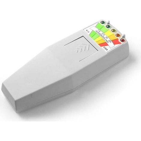 Détecteur de rayonnement de champ électromagnétique, moniteur de champ électromagnétique portable, blanc (1/5)