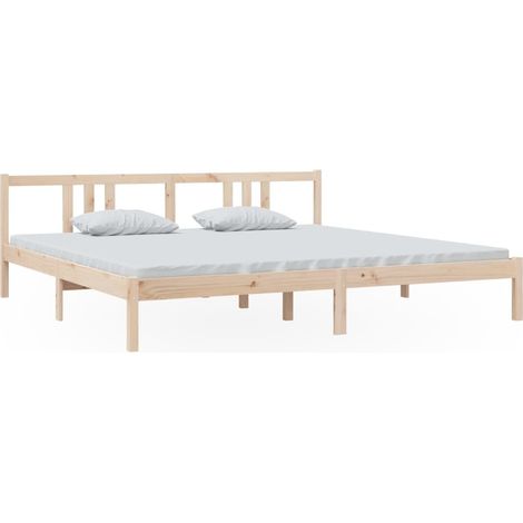 Maison Exclusive - Estructura de cama sin colchón madera maciza 2