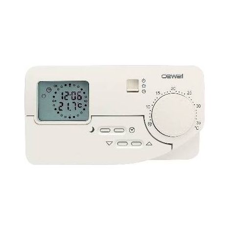 CRONOTERMOSTATO GIORNALIERO DIGITALE LIFE PREMIUM Misura: 156 x 86 x 37 mm - Bianco