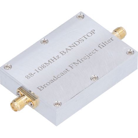 Filtre coupe-bande 88-108MHz en alliage d'aluminium, anti-rejet FM, sans bavure, résistant à l'usure, modèle tout-en-un (1/5)