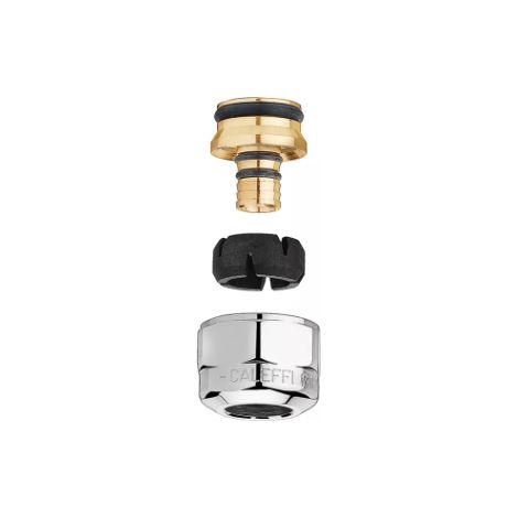 Raccord de diamètre auto-ajustable interne Ø 9,5-10/externe Ø 12-14 Caleffi 681101 23 p.1,5