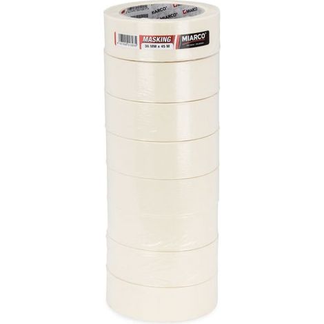 CINTA ADHESIVA KREPP LISO 37MMX45M - MIARCO