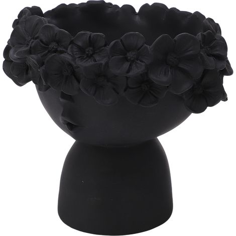Pot de fleurs succulentes décoratif en résine avec visage, pour salon, coin TV ou cave à vin. (1/5)
