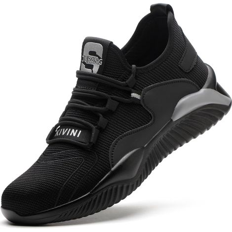Chaussures de Sécurité Hommes Femmes S3 Baskets de Sécurité Chaussures de Travail Embout Acier Respirantes Legere 36EU-46EU (1/5)
