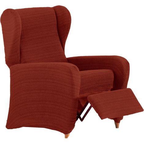 Housse de Fauteuil Relax élastique en Jacquard – Housse de Fauteuil à Oreilles réglable, Respirante et Anti-Usure, Facile à Mettre et à enlever, Design tapissé