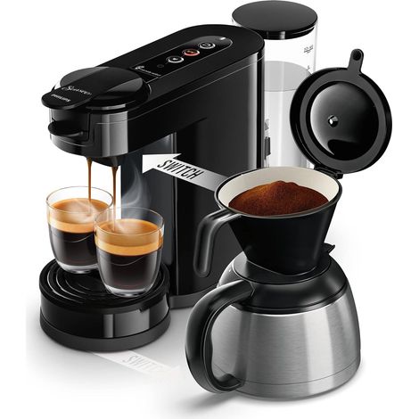 Cafetière filtre 1 L Inox Isotherme 2 en 1 (1/2)