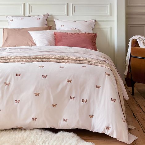 Housse de Couette 260 x 240 cm Rose (1/4)