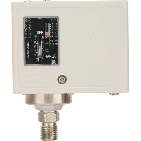 Interrupteur de pression électronique G1/4" pour compresseur d'air, pompe à eau, régulateur de contrôleur automatique (1/5)