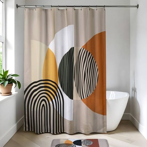 Polyester-duschvorhang 180x200 cm - trendy - Tendance