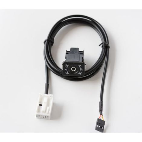 Câble connecteur AUX compatible avec Peugeot 307, 408, 508, Citroën C4, C5, RD45