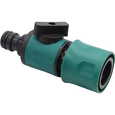Filiyano – adaptateur de tuyau d – Vanne en plastique avec raccord rapide pour tuyau d'arrosage agricole et de jardin, rallonge, adaptateur de tuyau (1/4)