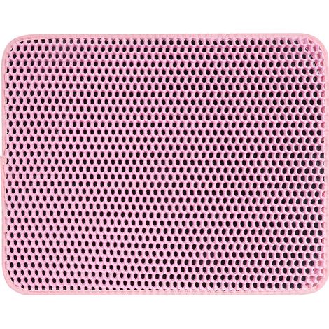 Tapis de litière pour chat, sous-tapis pour bac à litière, motif alvéolé