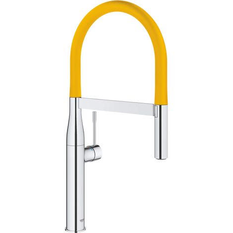 Grohe 30321YF0 Flessibile Elastico per Cucina con Doccetta Professionale, Giallo (1/3)