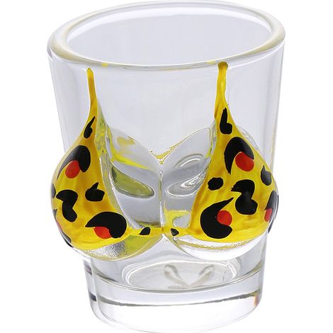 Verre À Bière - Verre En Verre Trempé 500 Ml - Lot De 2 - Rouge Et Bleu - Pour Apéritif Ou Soirée Entre Amis (1/5)