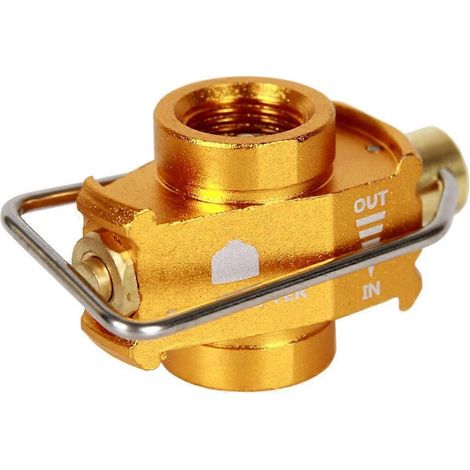 Convertisseur de gaz Camping Gas Saver Plus, adaptateur de gaz pour camping, or-- (1/5)
