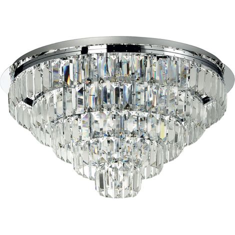 Lampada plafoniera D80cm 16 luci G9 - CASTLE Silver (1/2)