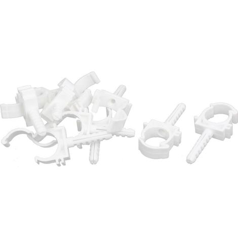 10 pièces 25mm Dia PPR Rohr Clip Schelle Armaturen Steckverbinder 41mm x 14mm 85mm (1/4)
