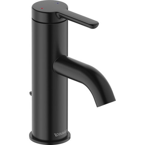 Duravit C.1 Mitigeur monocommande de lavabo S - Noir mat - avec vidage - C11010001046 (1/5)