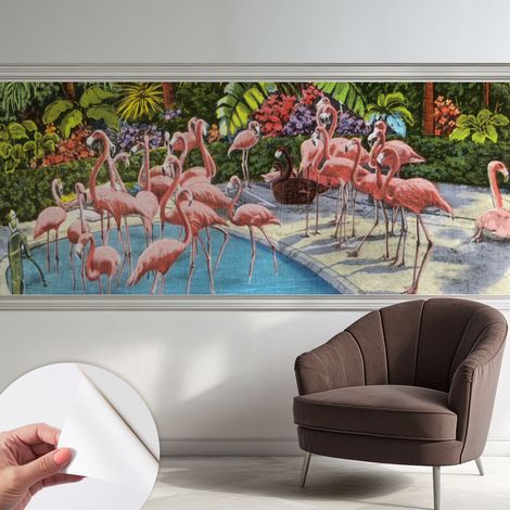 Fotomurale adesivo - parete decorativa - decorazione casa - stile moderno parete - Scena esotica 250x104 cm (1/5)