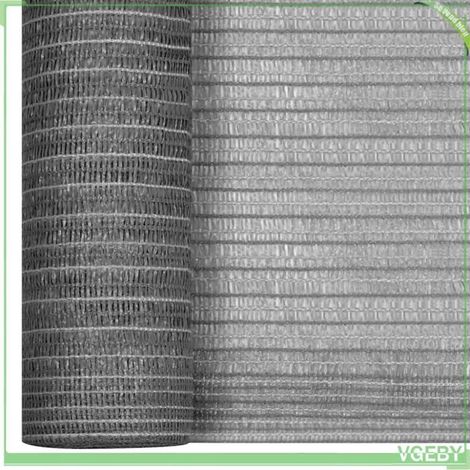 Filet brise-vue - FAFEICY - 149312 - Anthracite - 195 g/m² - 2 x 25 m (1/3)