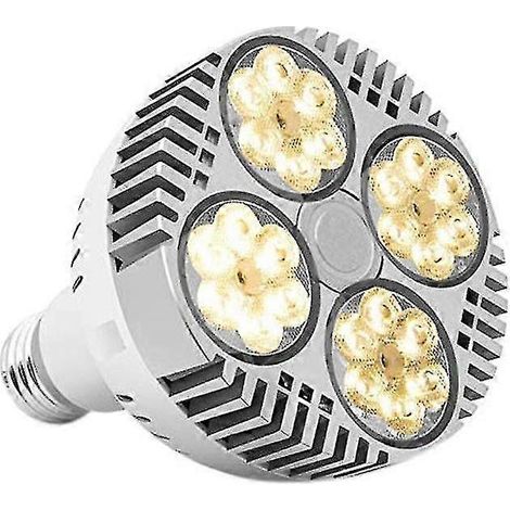 Ampoule LED E27 35W pour la croissance des plantes, lumière blanche chaude à spectre complet pour plantes d'intérieur (1/5)