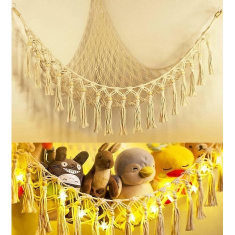 Filiyano-Hamac de rangement pour peluches avec lumières LED (1/5)