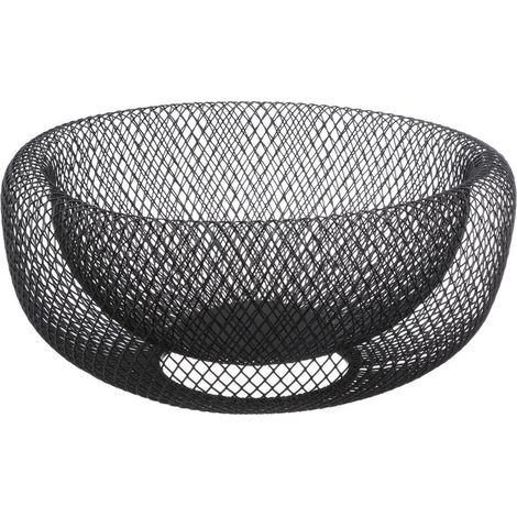 Metallkorb 27cm mesh schwarz - 5five (1/3)