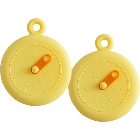 Tapa de silicona，protector antisalpicaduras para microondas，tapa de silicona reutilizable，2 tapas para almacenar alimentos，resistentes al calor (1/5)