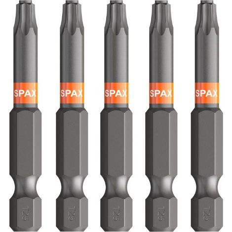 Boîte de 5 embouts T-STAR+ – Empreinte T10 à T40 - 50 mm