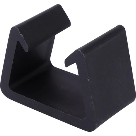 Beaupretty Lot de 4 clips fixation robustes en plastique noir (1/5)