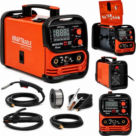 Soldadora inverter 3 en 1 de 250 A  Kraft&Dele (1/5)