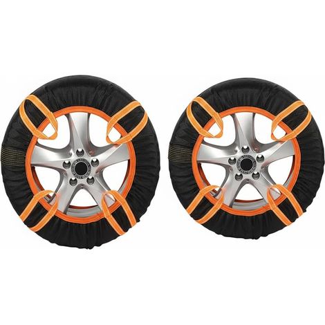 Fundas antideslizantes para nieve para Citroën Jumpy/Spacetourer (I II III 1994-2025 2026), instalación rápida y sencilla, dispositivo antideslizante eficaz sobre nieve y hielo, 2 unidades.