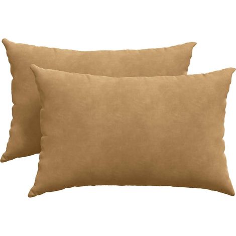 Maison Exclusive - Cuscini da Divano 2 pcs Marrone 60 x 40 cm Tessuto in Cords