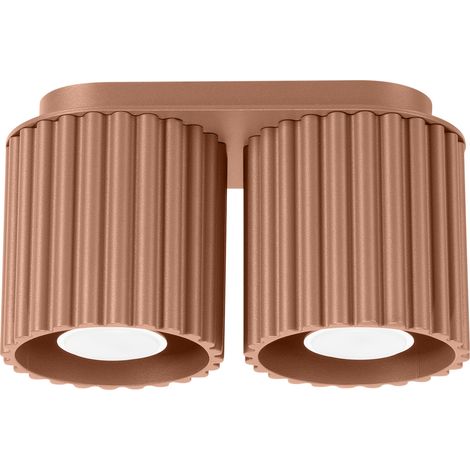 Aura 2 GU10 mocca ALU Sollux SL.1805 Deckenleuchte (1/5)