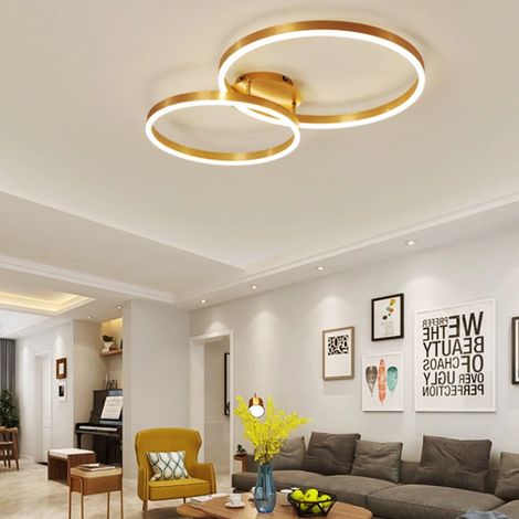 Plafonnier LED 36W moderne – Lampe de plafond à intensité variable sans paliers – Éclairage design pour salon, chambre et cuisine (1/5)