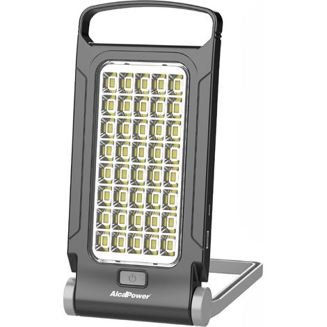 Lampe Led Portable 500Lm Batterie 4500Mah Charge Usb-C Panneau Solaire Intégré 40 Led Smd 5730 Température Couleur 6500K Réglable Seo (1/3)