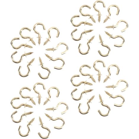 Lurrose Ganchos para tornillos de techo y herrajes colgar (1/5)