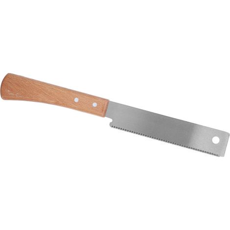 Petite scie à main avec manche en bois, outil de coupe à ras précis pour le travail du bois domestique, 30 cm (12 pouces). (1/5)