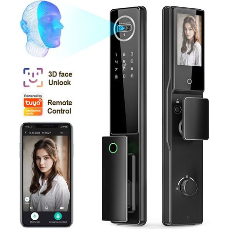 Tuya Serratura Multifunzione Smart WiFi con Citofono e 3D Face ID (1/5)