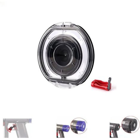 AMXCNOY Ersatzdeckel für Dyson V6 DC58 DC59 DC61 DC62 DC72 DC74 SV03 SV07 SV09 Staubbehältertürabdeckung mit Dichtungsring (1/4)