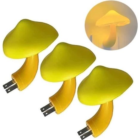 Lampe - Champignon Magique - Mini LED - Capteur Intelligent - Économie d'Énergie - Design Unique (1/4)