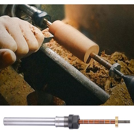 Drechselspindel für die Holzbearbeitung, Drechselbankteile, mechanisches Zubehör, Werkzeug mit geradem Schaft (1/5)