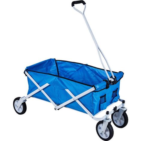 Chariot en acier de plage et camping closable avec roues et garde du Pacifique