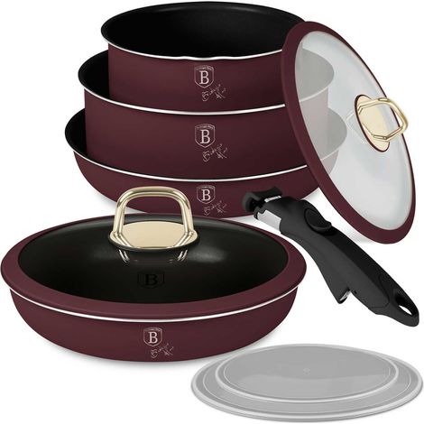 BATERÍA DE COCINA DE TITANIO 9 PIEZAS BERLINGER HAUS BH-8254 LEONARDO (1/5)