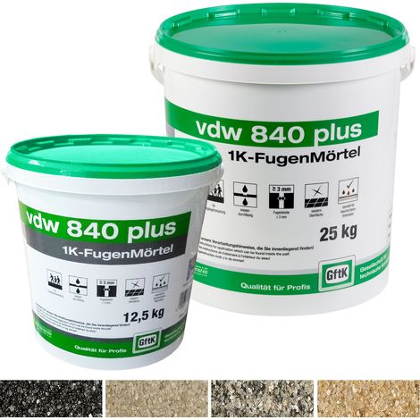 vdw 840 plus 1K-Fugenmörtel 25kg Natur