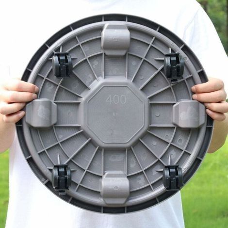 Pflanzenwagen, Pflanzenständer mit Rollen, Blumentopfhalter, Kunststoff-Pflanzenwagen und rollbarer Pflanzenständer, Pflanzenhalter für den Innen- und Außenbereich (1/4)
