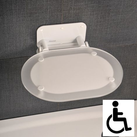 Ravak Ovo Chrome - Kippsitz 410x375x130 mm, Chrom/Weiß B8F0000028 (1/5)