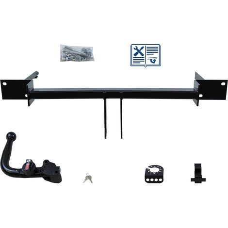 Attelage rotule démontable AUTO-HAK + faisceau ECS spécifique 13 broches - MAZDA 2 (1/2)